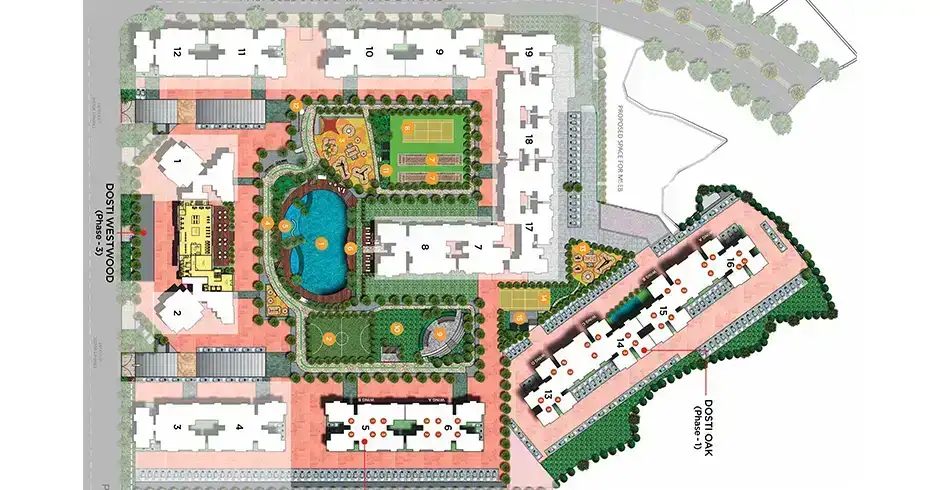Dosti Thane Balkum Floor Plans Dosti Thane Balkum Floor Plans