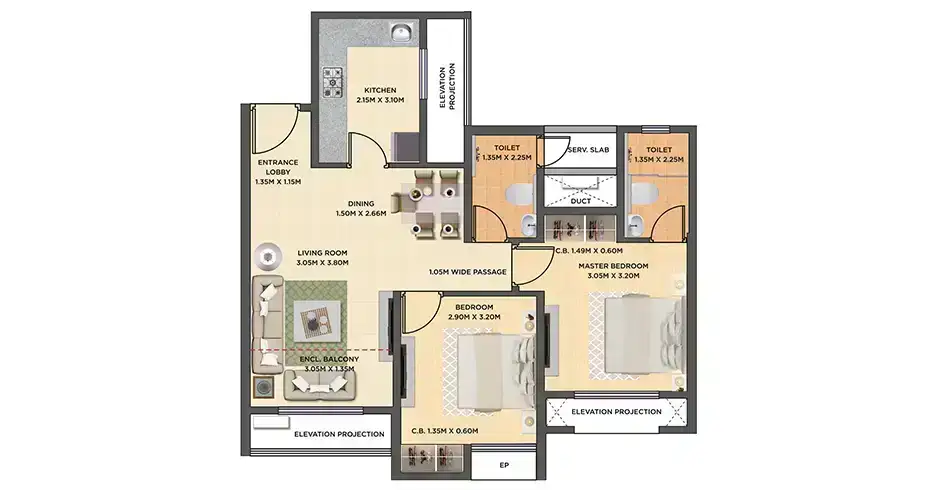 Dosti Thane Balkum Floor Plans Dosti Thane Balkum Floor Plans